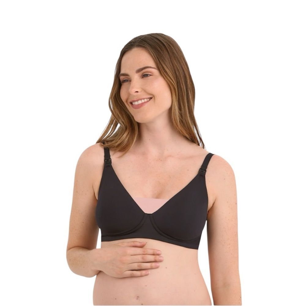 NWT Women's Black Maternity Nursing Bra Sz M